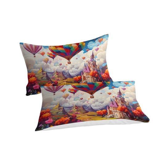 Housse de couette 260x220 cm 3D microfibre avec fermeture éclair - 3