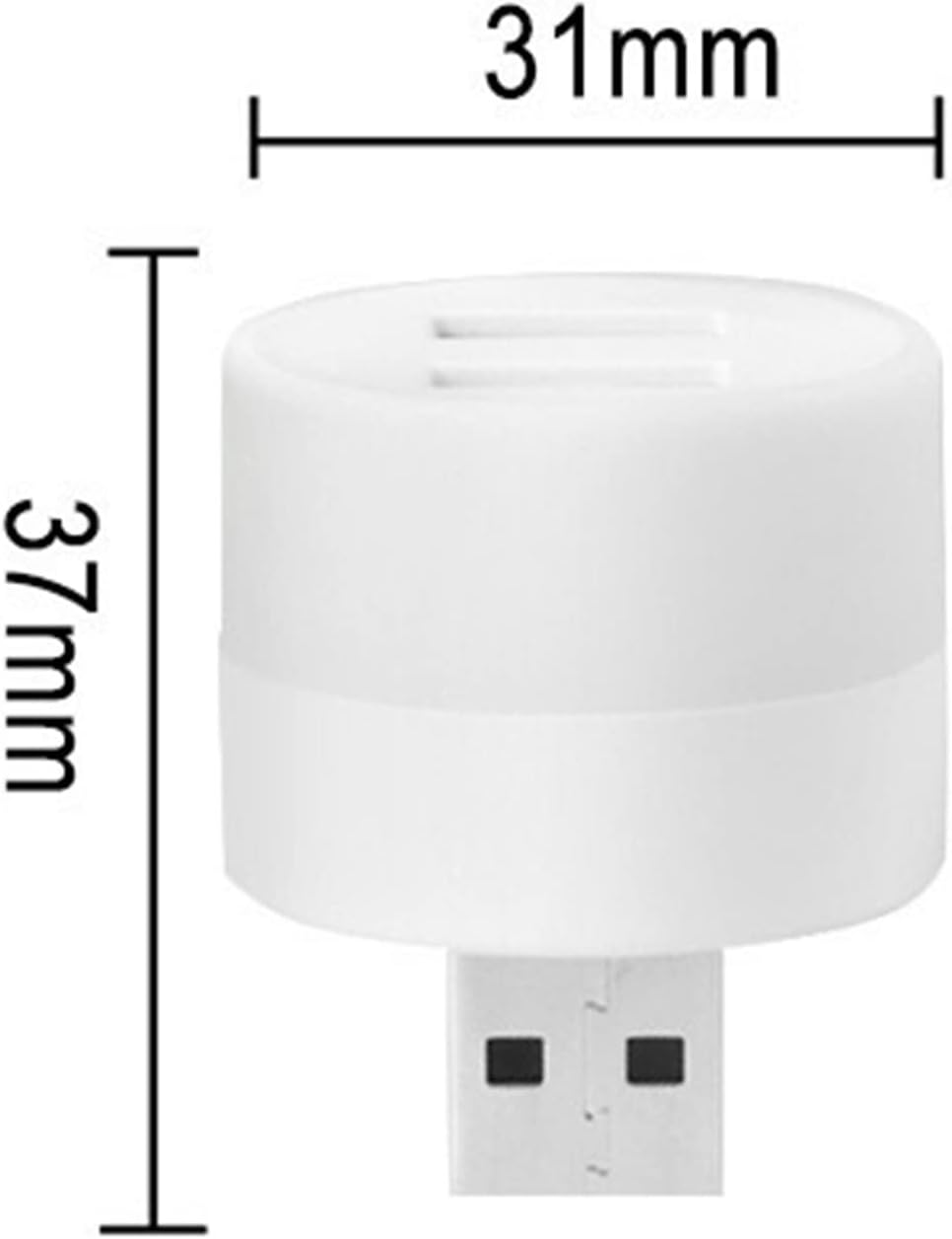 Small Black Table lamp USB Plug Lamp Small Night Light Computer Mobile Power Charging Mini Book Lamps LED Eye Protection Square Reading Light