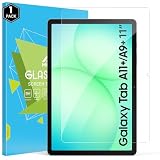 MoKo 1 Pack Screen Protector for Samsung Galaxy Tab A11 Plus/A11+ 11 Inch 2025, Tempered Glass High Definition for Galaxy Tab A9 Plus Screen Protector, Case Friendly 9H Hardness, Glass Slim Film
