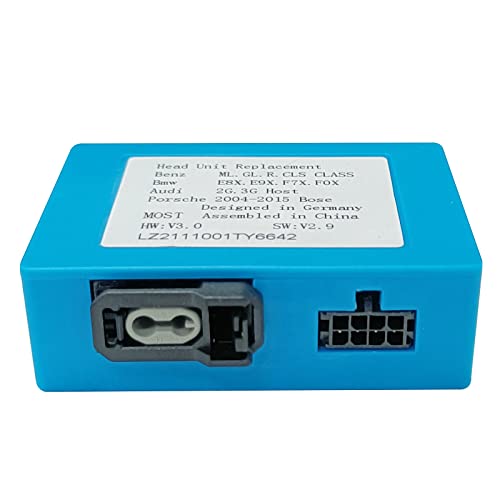 TOOPAI Car Stereo Radio Optical Fiber Decoder Most Box for Mercedes Benz ML/GL/R Series and for Porsche 911/boxster/Cayenne Series