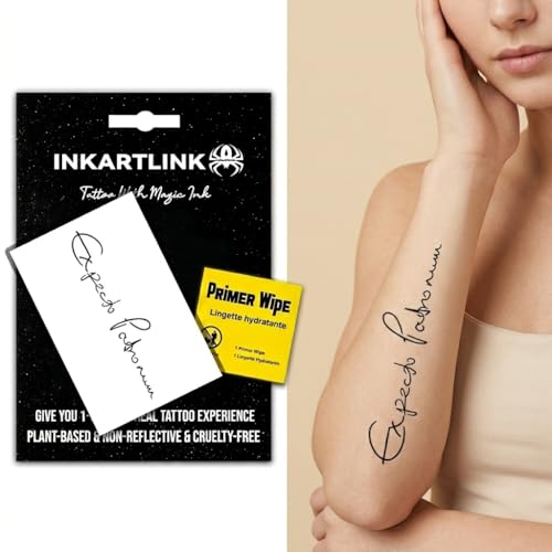 INKARTLINK Expecto Patronum Temporary Tattoos, Realistic Waterproof