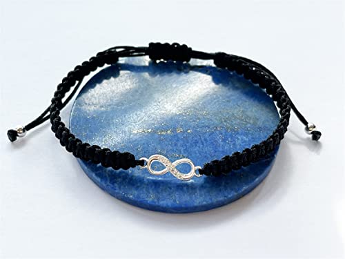 Bracelet symbole infini 925 ajustable pour rompre la distance - 2