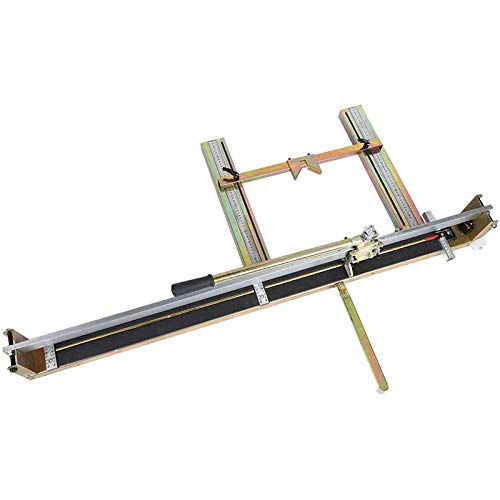 BUBANDI Cortadora manual de azulejos de 1000 mm, cortador de azulejos de cerámica de alta precisión con infrarrojos láser, máquina profesional de corte de azulejos adecuada para azulejos pulidos