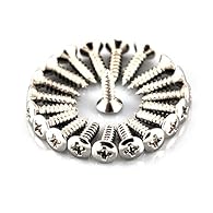 Guitar Anatomy Pickguard Screws Perfect Match for Our Pickguards Chrome Black and Gold Matching Pickguards Available Pickguard Scratchplate Screws 4, 12, 25 or 50 Chrome Black Gold