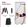 Leg Stretching Strap – Adjustable Ballet Stretch Strap with Door Anchor to Improve Flexibility, Easy to Install Flexibility Equipment Stretching Trainer for Ballet, Dance, Yoga, Gymnastics or Cheer