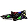 Z.Jian HOME Gaming Comforter for Boys Teen,Game Contoller Bedding Set for Kids,Down Alternative Comforter for All Season,Gamer Home Decor for Comforter Set (Comforter-Game27, Twin) #3