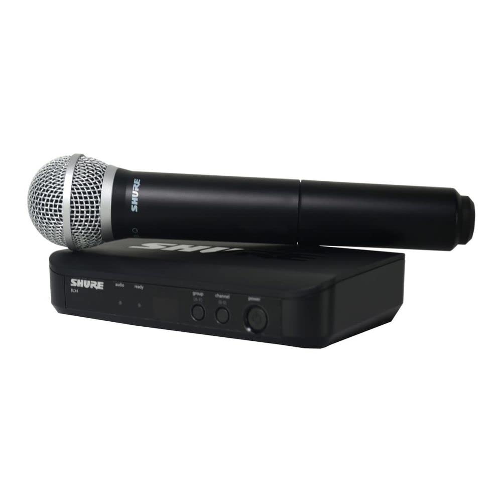 Microfone de Mão Sem Fio Shure BLX24/PG58, Cápsula PG58 : Amazon