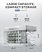 Marsail 12V Car Fridge 25QT Portable Freezer -4°F to 68°F, Compressor Cooler for Camping Travel Truck RV Home, Efficient Cooling & ECO Mode, Grey