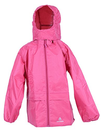 Dry Kids Compressible imperméable Veste - Rose - 3/4 ans Cover