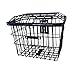 predolo Bike Iron Wire Storage Basket Universal Fit Replacement Reinforced Cargo Container with Lid for Folding Bikes Sturdy