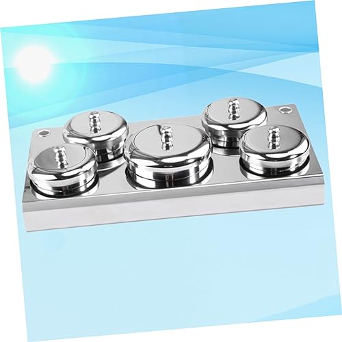 MERRYHAPY 5 piezas vaso cristal para arte de uñas miniatura 7