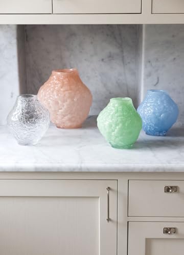 ByON Corallo Vase M – Mundgeblasenes Glas – 27 cm – Gelb – Handgefertigte Deko-Vase in Korallenstruktur – Unikat im Design – ByON Studio, 5280607407