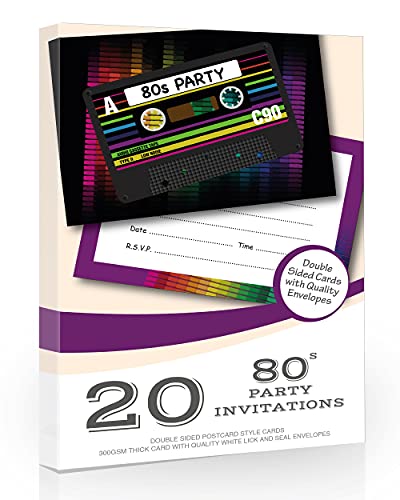 Lot de 20 cartes d'invitation Olivia Samuel des années 80 prêtes à écrire avec enveloppes Cover