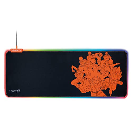 Tapis de souris XL Dragon Ball Super avec glisse fluide et LED RVB