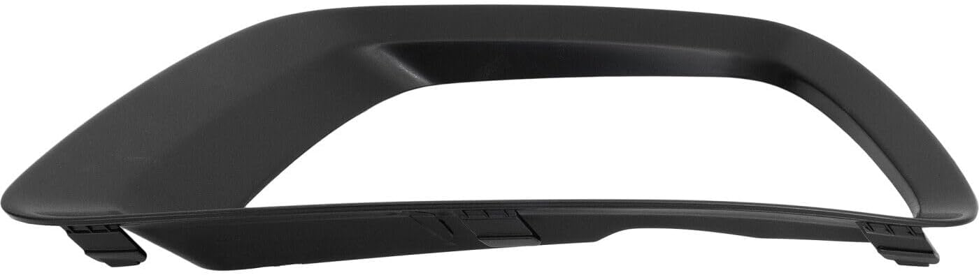 DAT AUTO PARTS Front Right Passenger Fog Light Bezel Trim Frame Molding Ring Replacement for 2015-2020 Chevrolet Colorado Pickup Truck Except ZR2 or Bison Black Textured Plastic GM1039273 84219415