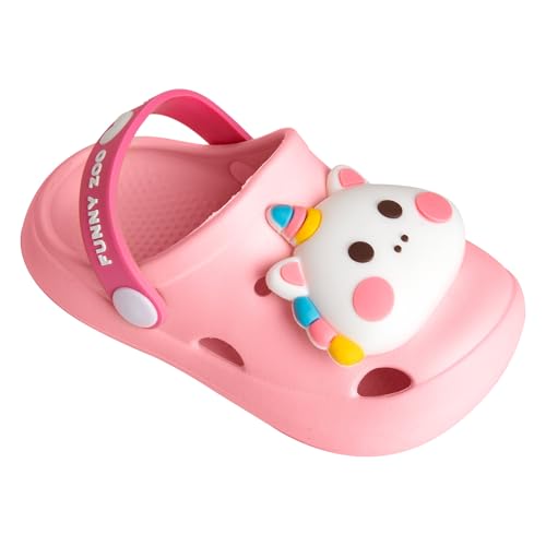 Image of Toddler Little Kids Clogs Slippers Sandals, Non-Slip Girls Boys Clogs Slide Lightweight Garden Shoes Slip-on Beach Pool Shower Slippers