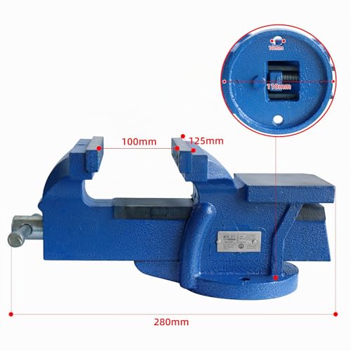 Miniatura 3 de Cclife Tornillo De Banco 100mm 125mm Tornillo Para Banco De Trabajo