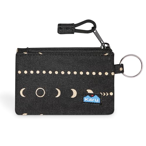 Image of KAVU Stirling Double Sided Slim Cotton Canvas Zip Wallet