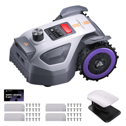ANTHBOT M9 Pro Mähroboter ohne Begrenzungskabel, bis zu 1500 m²