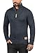 !Solid SDPoul Herren Strickjacke Cardigan Grobstrick Pullover mit Stehkragen Baumwollmischung Regular fit, Größe:L, Farbe:Insignia Blue Melange (8991)