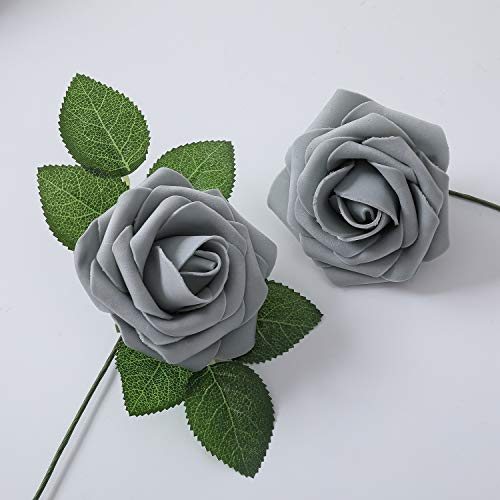 Ksnnrsng Rosa Rosse Artificiali, Fiori Artificiali...