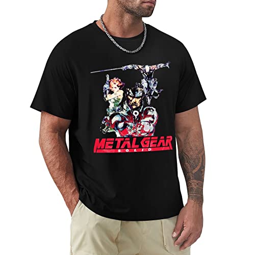 Retro Metal Gear Solid T-Shirt T-Shirt Sports Fan t-Shirts Custom t Shirts Mens Graphic t-Shirts