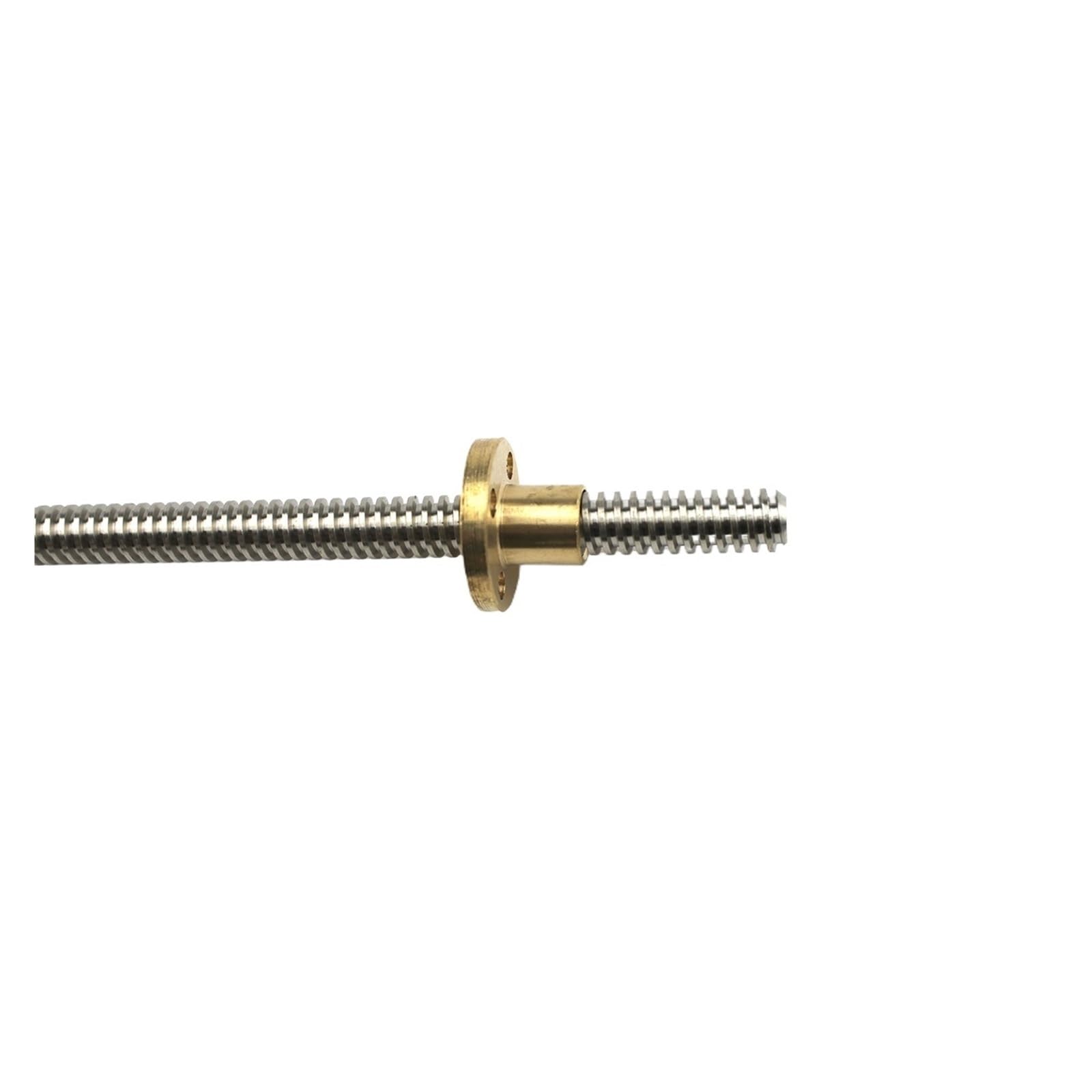Śruba kulowa bezluzowa Śruba pociągowa T8 Skok 2 mm 2 mm OD8 mm 100 mm-1200 mm 1200 mm z nakrętką mosiężną(1200mm)