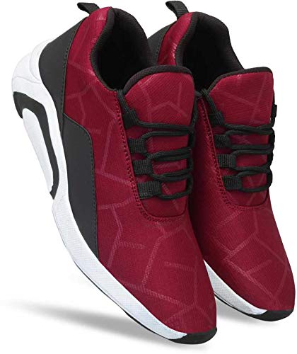 maroon running shoes mens