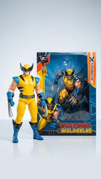 Image of Anime Warrior Action Figure 32 cm Collectible PVC Statue for Kids & Collectors | Premium Muscular Design | Display Toy with Gift Box | Action Figure for Desk, Shelf & Showcase (WOLVBRLNE)