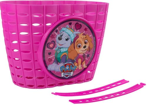 Tataway Panier de Rangement pour vélos Paw Patrol pour Filles, Rose