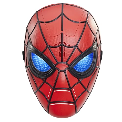 Marvel Studios Spider-Man: Brand New Day Wisecrackin Glow Mask Electronic Role-play Toy Super Hero Costume Mask and Toys for Kids Ages 5+