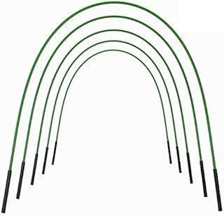 Large Flexible Green Garden Cloche Crop Protection Hoops (Pack of 10 & 20 Anchors) H:600 x W:1.2m (H2ft x W4ft)