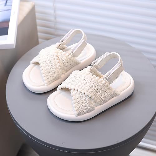 IWIHMIV Girl Sandals Lightweight Non Slip Summer Beach Water Shoes Thick Sole Open Toe Sandals with Adjustable Strap4