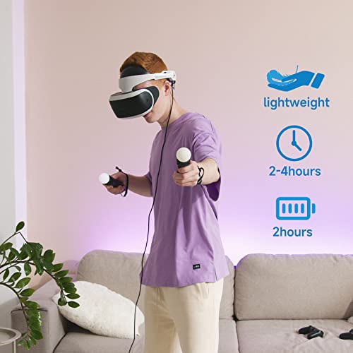 Battery Pack For Oculus Quest 2, Lightweight Portable Power Bank Accessories, Mini Charging Capsule, Fast Charging Vr Extended Battery Pack 5000Mah, Extra 2+ Hours Playtime(White) #TOP5