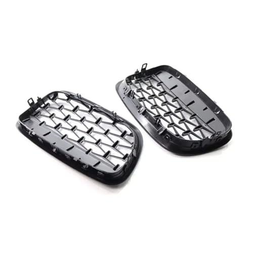 Calandre BMW X5 E70 M diamant chrome et noir pour pare-chocs avant 2009-2013