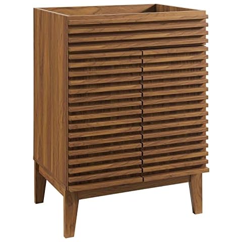 Modway Render 23,5 Badezimmer-Eitelkeit in Walnuss Cover