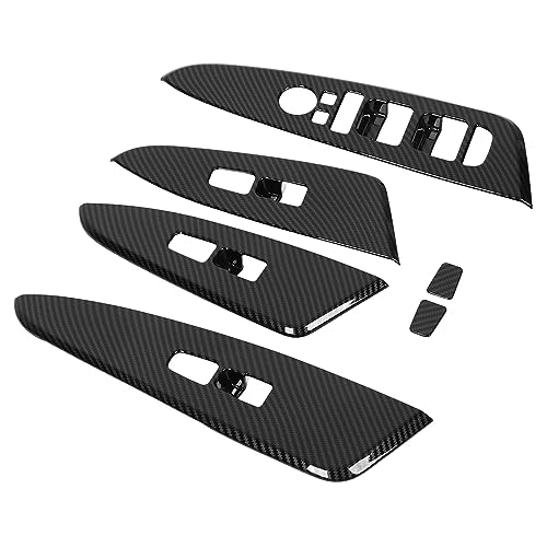 Cubierta de panel de ventana premium en fibra de carbono para Sportage HEV NQ5 elegante