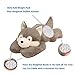Doireum Weighted Stuffed Animals, 6.2 lbs Weighted Husky Stuffed Animal Plush Toy Cute Huskies Plush Animals Throw Pillow Gifts for Boys Girls, 29.5 inch