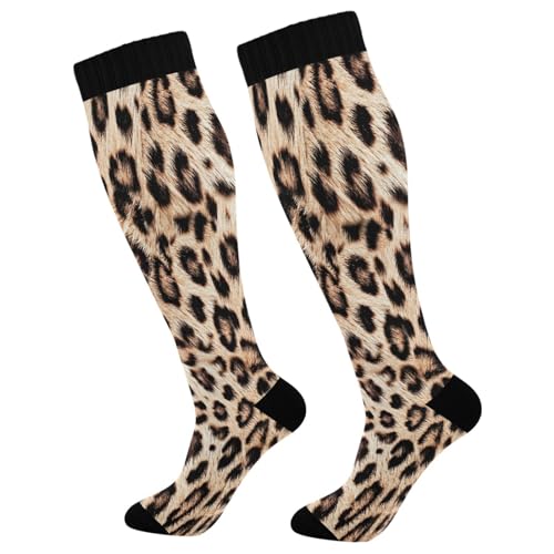 Image of Compression Socks for Men Women Colorful Knee High Socks Support for Athletic Sport Running Hiking Fitness