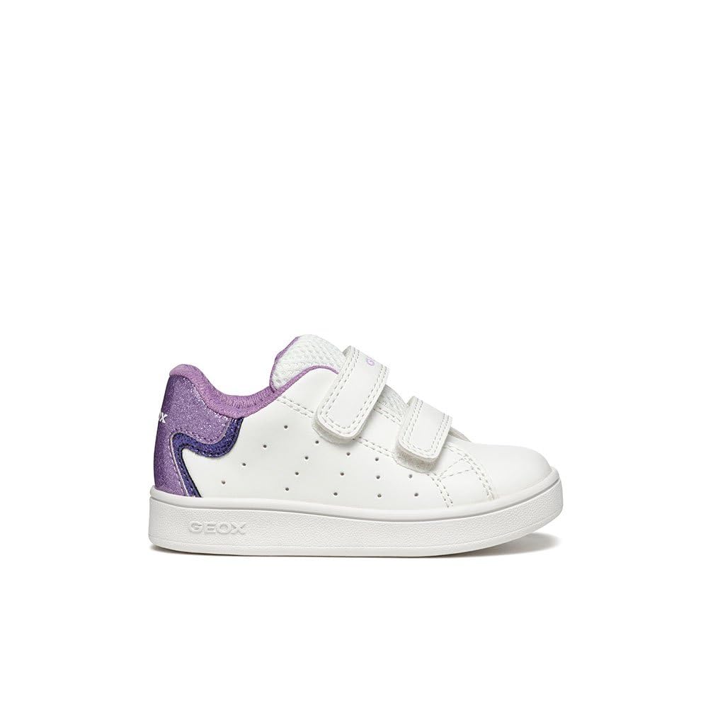 Geox Boy's B ECLYPER Girl A Sneaker, White, 8.5 UK Child