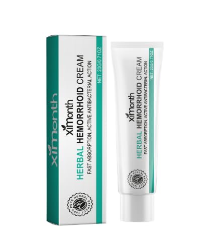 Ungüento para hemorroides, Crema para hemorroides, Paquete de 2, Fórmula herbal natural, Suave y eficaz, Alivia las molestias leves causadas por estar sentado durante mucho tiempo