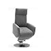 Produktbild Cavadore TV-Sessel Cobra mit 2 E-Motoren und Aufstehhilfe / Elektrisch verstellbarer Fernsehsessel mit Fernbedienung / Relaxfunktion, Liegefunktion / bis 130 kg / L: 71 x 112 x 82 / Hellgrau