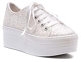  Paio Sneaker - Pam - Damen Brautschuh, Gepolstert - Ivory (38, Ivory)