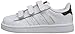 adidas Originals boys Superstar Cloudfoam Running Shoe, White/Core White/Core Black, 9 Big Kid US