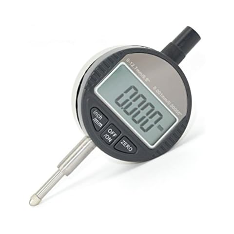 UEETEK Indicateur de cadran numérique Indicateur de la sonde numérique Cadran Plage de jauge de 0-12,7 mm Indicateurs de jauge Indicateur électronique Cover