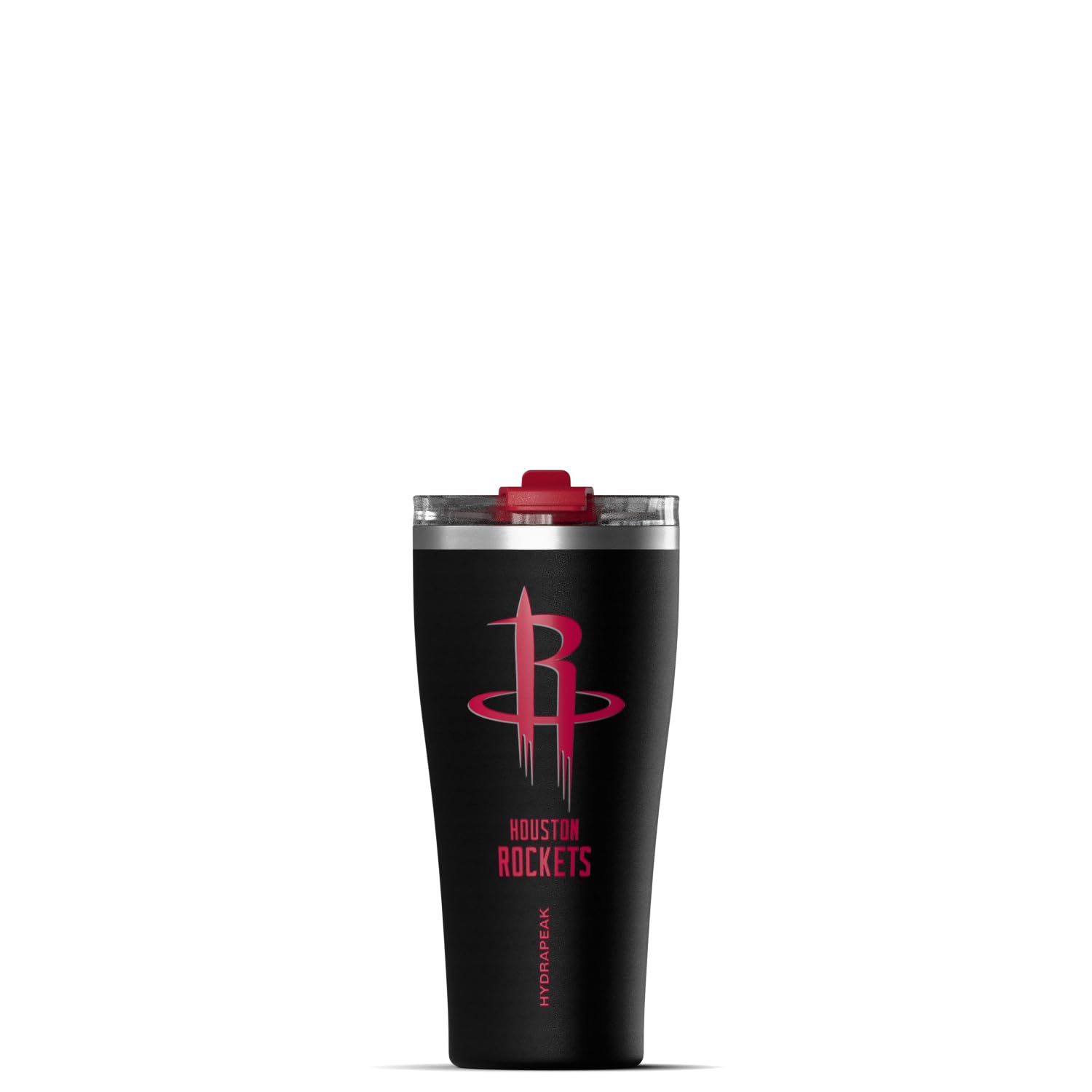 Hydrapeak NBA Officially Licensed Houston Rockets Roamer 30oz Vacuum Insulated Stainless Steel Tumbler with 2-in-1 Flip &amp; Straw Lid, Spill-Proof, Cup Holder Friendly Design