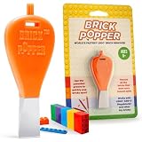Brick Popper(ブリックポッパー) かんたんブロックはずし専用ツール 金属製で長持ち 子供・大人兼用 6歳以上 オレンジ