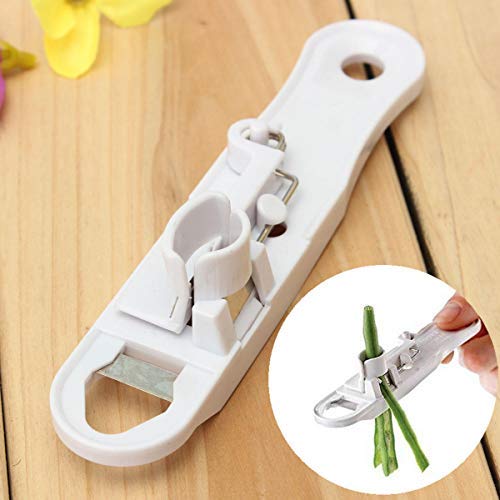 SGerste French Style Green Bean Vegetable Runner Slicer Cutter Stringer Remover Peeler