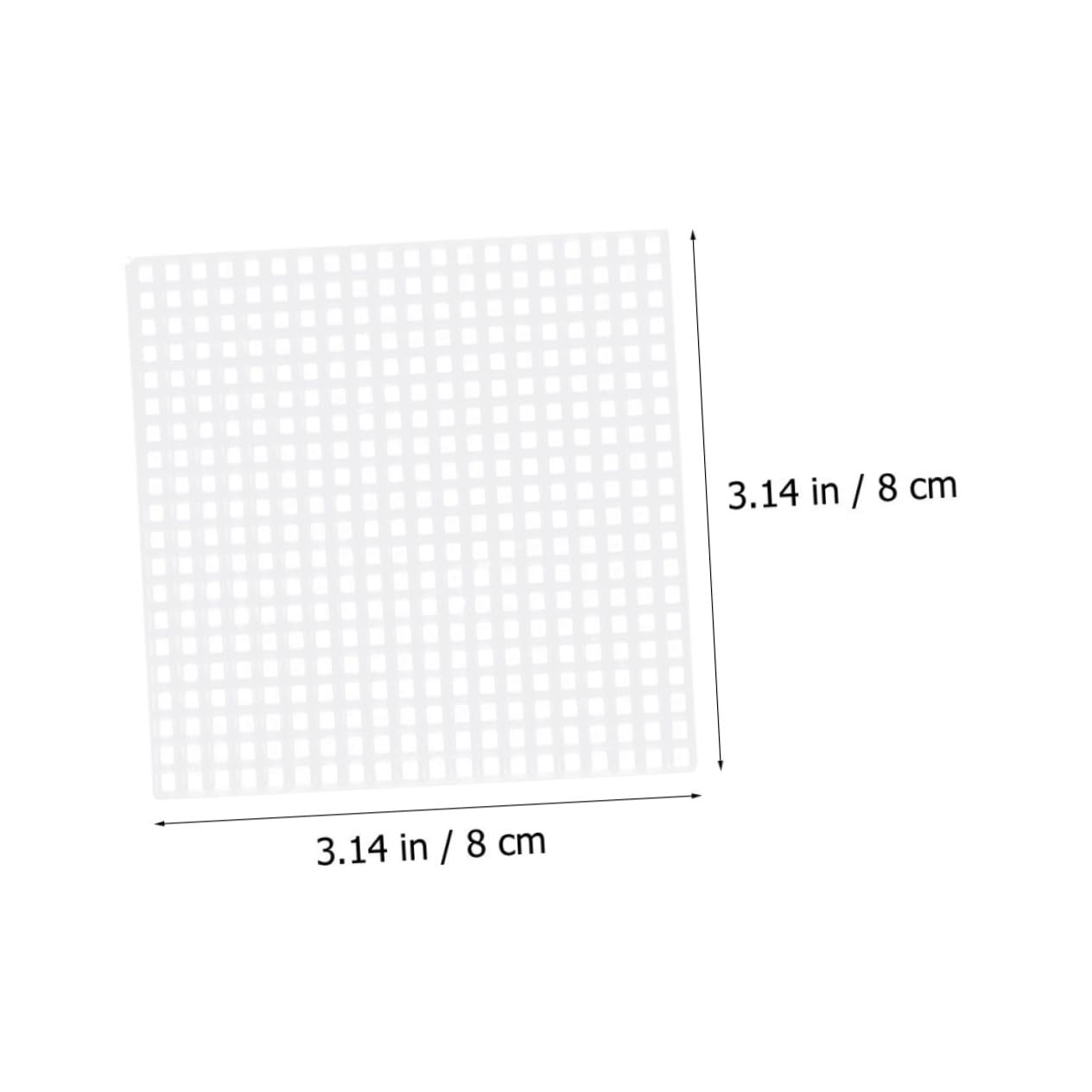 CIMAXIC 25pcs Mesh Plastic Canvas Sheets for Cross-Stitch DIY Canvas Fabric Embroidery Sheets