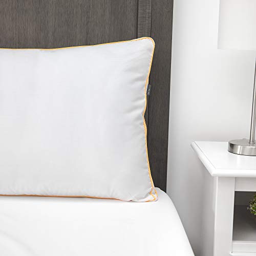 Sensorpedic Essentials Fiber Filled Gusseted Support Bed Pillow, Standard (Pack Of 1), Medium #TOP20